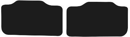 Rear Floor Mats Hyundai Genesis G80 Sedan 2013