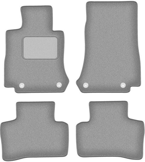 Gray Car Mats Mercedes-Benz EQC N293 SUV 2019
