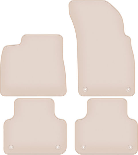 Premium Beige Car Mats for Audi Q8 SUV 2018