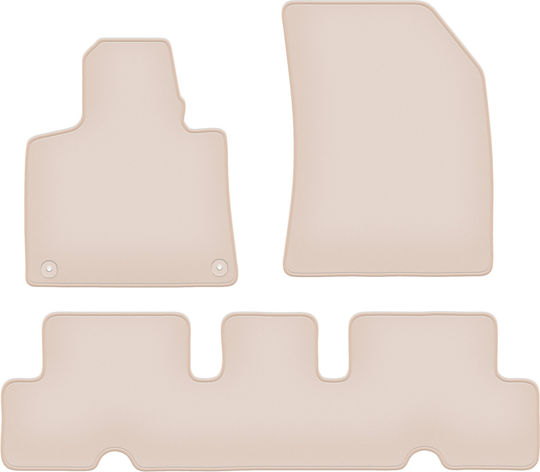 Premium Beige Floor Mats Citroen C4 Grand Spacetourer Minivan 2018