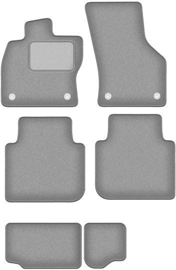 Gray Car Mats Seat Tarraco 7-seater 2018