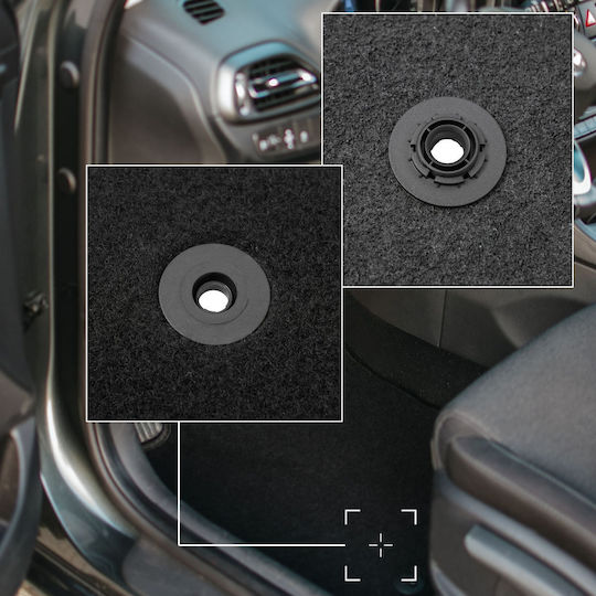 Basic Black Velvet Car Mats Peugeot 407 Coupe Sedan Wagon Sw 2004-2011