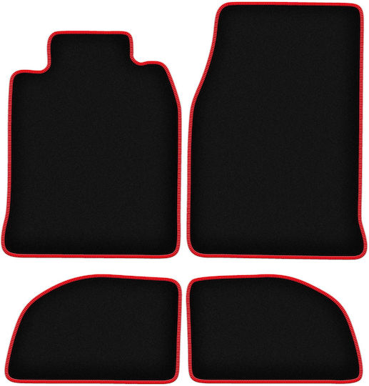 Carlux-red Car Mats Porsche 924 Coupe 1976-1988