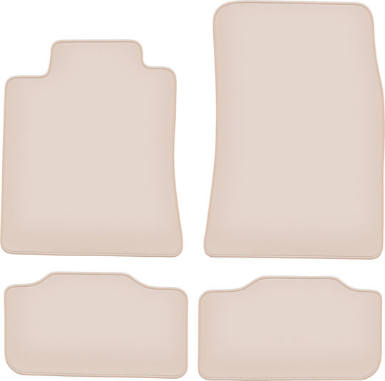 Premium Beige Floor Mats Hyundai Genesis G80 Sedan 2013