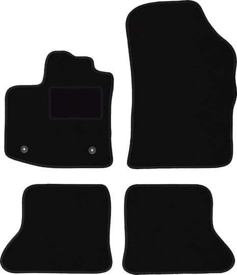 Velour Carpet Mats Set Dacia Dokker Minivan 2013