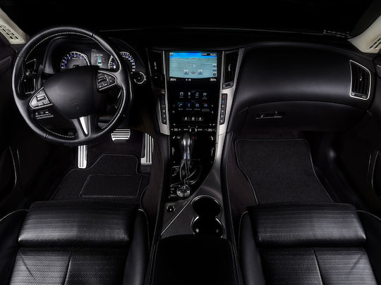 Black Velvet Floor Mats Nissan Navara Iv Pickup 2014