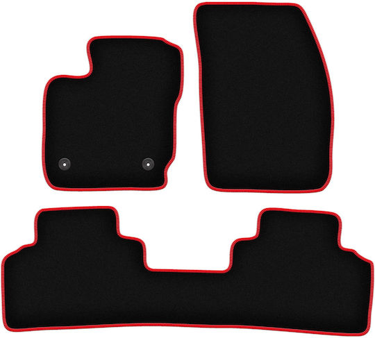 Carlux-red Car Mats Ford Tourneo Courier Kombivan 2014