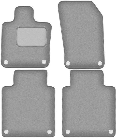 Gray Car Mats for Volvo S90 II Long 2016