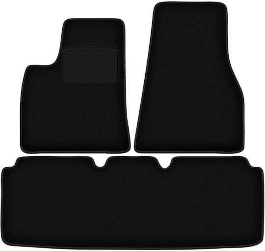 Set covorașe velur Tesla Model S II Sedan 2016