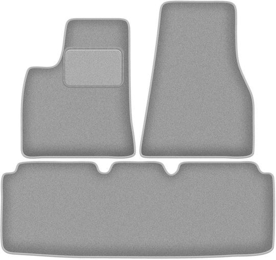 Gray Car Mats Tesla Model S Ii Sedan 2016