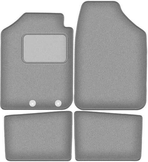 Gray Car Mats Dacia Spring Hatchback 2021