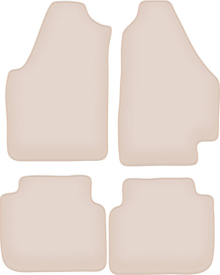Premium Beige Fußmatten Lancia Musa Minivan 2004-2012
