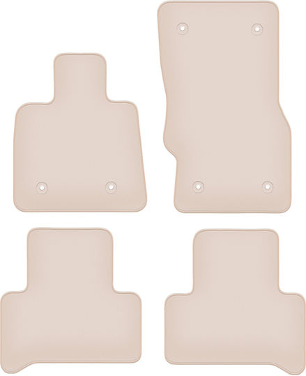 Premium Beige Floor Mats Alfa Romeo Stelvio Q4 4wd 4x4 Suv 2017