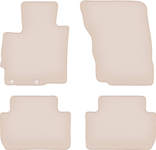 Premium Beige Floor Mats Mitsubishi Eclipse Cross Suv 2017