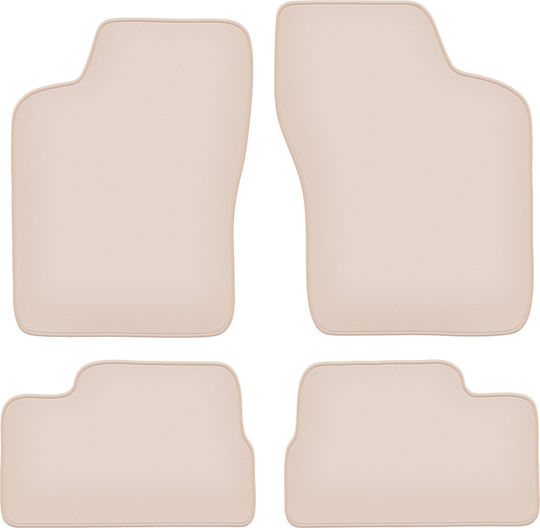 Premium Beige Floor Mats Opel Ascona C Liftback Sedan 1981-1988