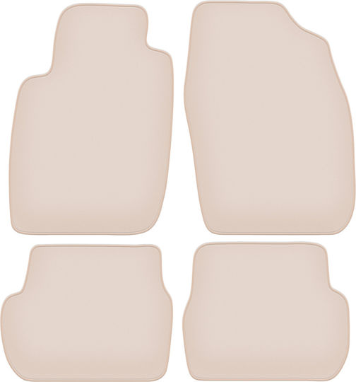 Premium Beige Floor Mats Toyota Starlet P9 Hatchback 1996-1999