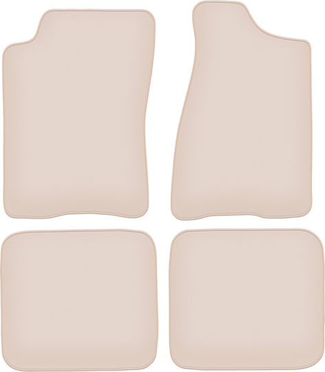 Premium Beige Car Mats for Audi 90 B3 Sedan 1986-1991
