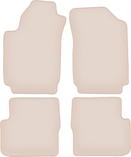 Premium Beige Fußmatten Fiat Stilo Hatchback Kombi 2000-2008