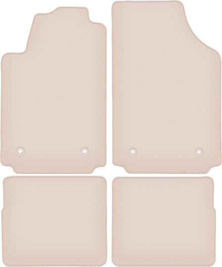 Premium Beige Floor Mats Audi A2 Hatchback 2000-2005