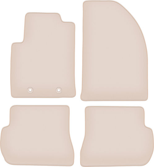 Premium Beige Fußmatten Ford Fusion Hatchback 2005-2012