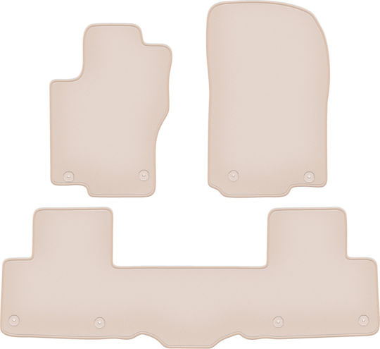 Premium Beige Fußmatten Mercedes ML III W166 GLE W166 SUV 2011-2015