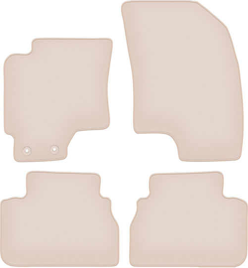 Premium Beige Floor Mats for Chevrolet Epica Sedan 2006-2012