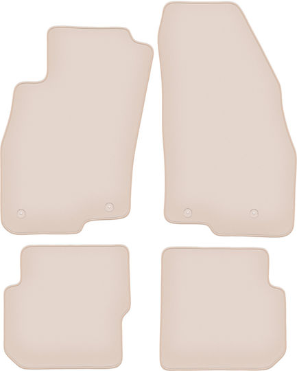 Covorașe auto premium bej pentru Alfa Romeo Mito Hatchback 2008-2019
