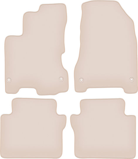 Premium Beige Fußmatten Renault Koleos I SUV 2007-2016