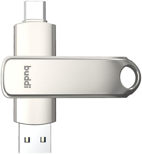 Buddi 512GB USB 3.1 Stick Γκρι