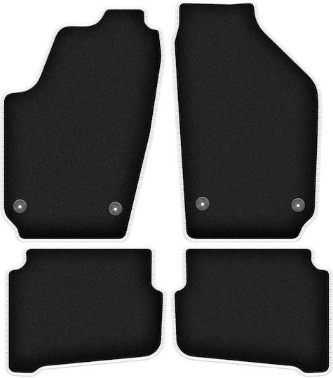 Carlux Silver Car Mats Volkswagen Fox Hatchback 2005-2011