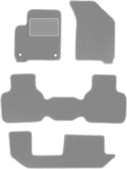 Gray Car Mats Fiat Freemont 7-seater 2011-2016