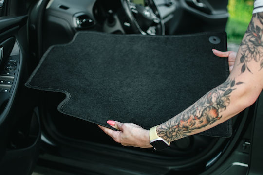 Basic Black Velvet Floor Mats Suzuki Liana Hatchback Sedan Station Wagon 2001-2004