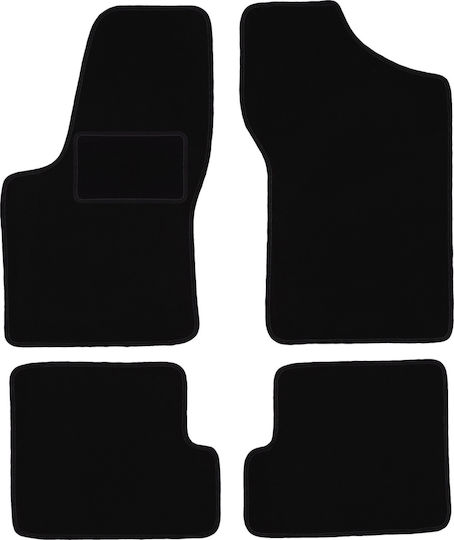 Velour Carpet Car Mats Set Fiat Seicento Hatchback 1998-2010