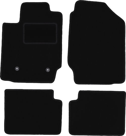 Velours Fußmatten Set Toyota Corolla E12 E13 Hatchback Kombi Limousine 2002-2007