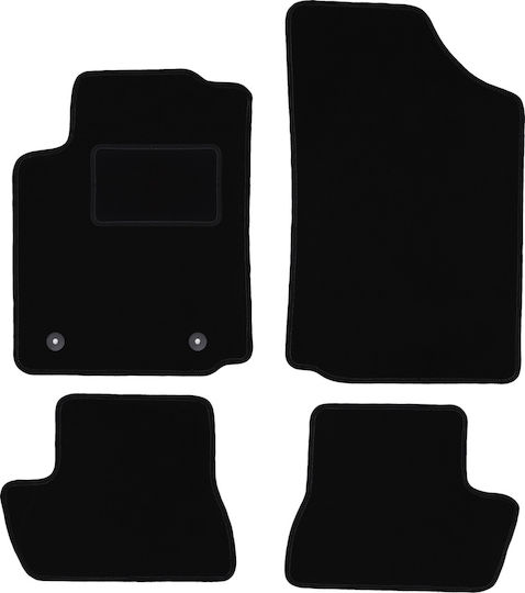 Velour Mats Set Citroen C2 Hatchback 2003-2009
