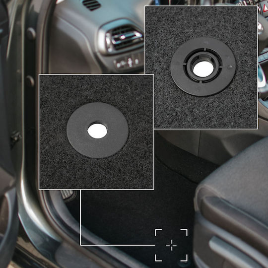 Basic Black Velvet Floor Mats Jeep Renegade Suv 2014-2019