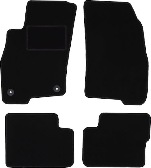Velours Teppichmatten Set Fiat Grande Punto Hatchback 2005-2009