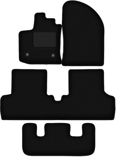 Velour Carpet Mats Set Dacia Lodgy 7 Seats 2012