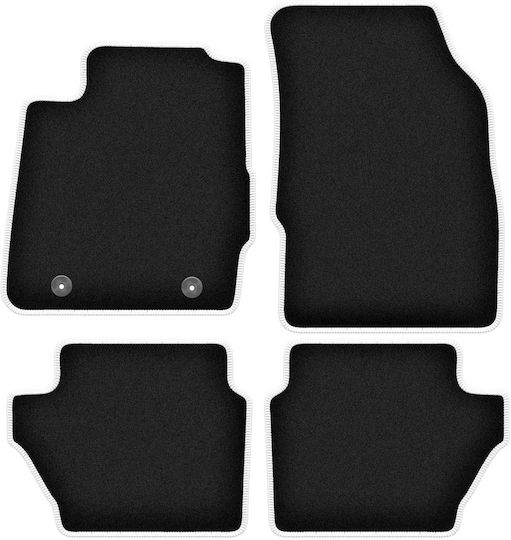 Carlux-silver Car Mats Ford Fiesta Mk7 Hatchback 2008-2011