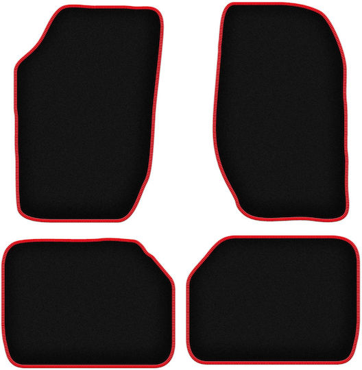 Carlux-red Car Mats Saab 900 I 0 1978-1993