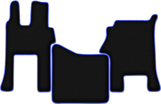 Carlux Blue Car Mats Mercedes-Benz Actros MP4 Wide Cabin 2011
