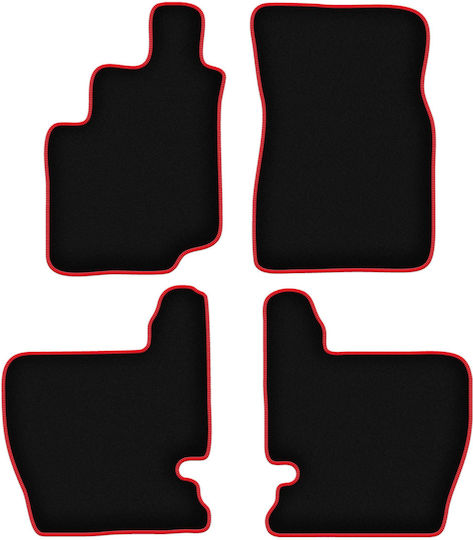 Carlux Red Car Mats SsangYong Musso SUV 1993-2005