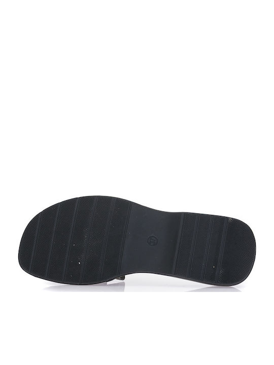 Women's Flat Sandals in Black Color