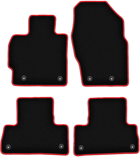 Carlux-червени стелки за Mazda CX-7 SUV 2009-2012