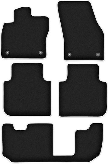 Carlux Silver Car Mats Volkswagen Tiguan Allspace 7 Seater 2017