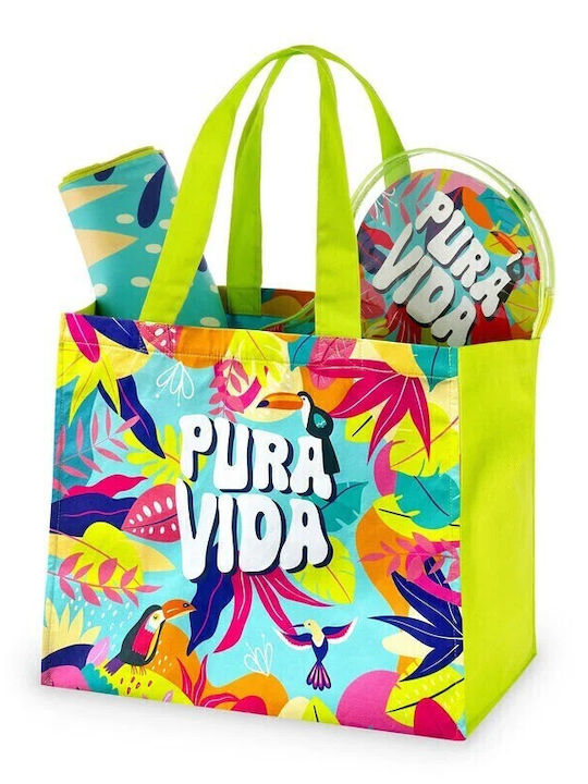 Legami Milano Fabric Beach Bag Yellow