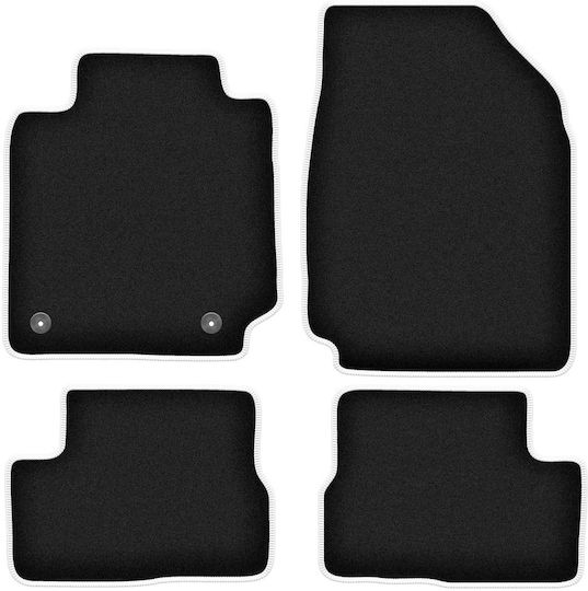 Carlux Silver Car Mats for Nissan Micra K12 Hatchback 2002-2010