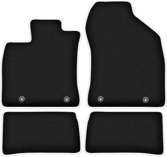 Carlux-Silber Autofußmatten Lexus CT 200h Hatchback 2010-2020