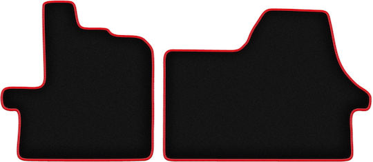 Carlux-червени стелки за кола Fiat Ducato III Van 2006-2014