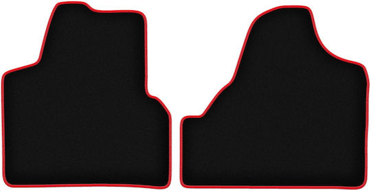 Carlux-red Car Mats Fiat Scudo Ii Van 2007-2016